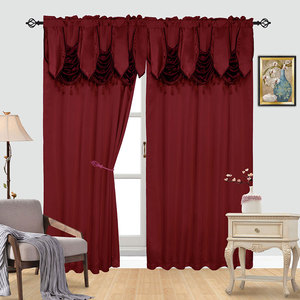 Cenefa Europea decorativa para dormitorio, cortina opaca para ventana, cortinas - Product Image 2