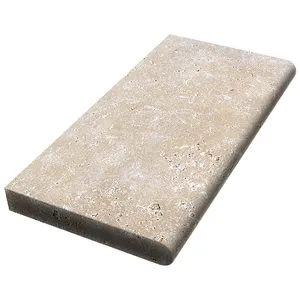 防滑石灰华石材防滑泳池瓷砖石材天然石灰华户外瓷砖