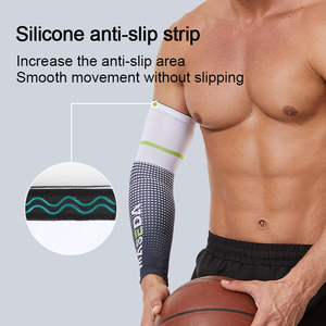 UPF 50 copri braccio di raffreddamento traspirante maniche protezione solare basket <span class=keywords><strong>pallavolo</strong></span> sport calcio protezione <span class=keywords><strong>gomitiere</strong></span> - Product Image 3