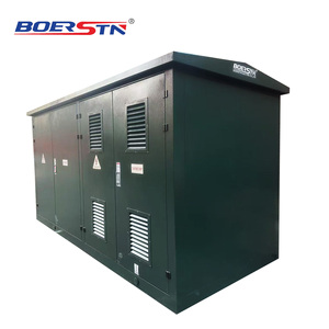 Subestación Transformadora Eléctrica Compacta <span class=keywords><strong>de</strong></span> Acero Metálico <span class=keywords><strong>de</strong></span> 1000KVA 24V para Uso en Exteriores - Product Image 1