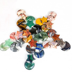Factory <strong>Price</strong> Mineral Ornamental Healing Gemstone Crystal Moon and Star for Feng Shui - Product Image 2