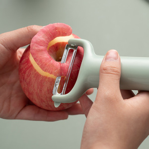 Éplucheur de fruits en acier inoxydable Xinzao, 2 pièces, outil de cuisine multifonction pour éplucher les légumes et les fruits - Product Image 3