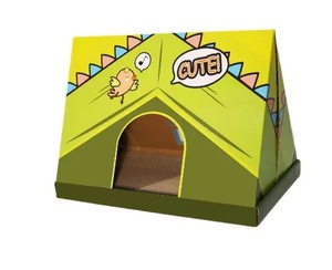 Caja de Casa de gato plegable de cartón corrugado de envío rápido 3 días - Product Image 3