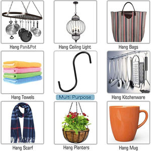 Organisateur <span class=keywords><strong>de</strong></span> rangement support mural <span class=keywords><strong>en</strong></span> <span class=keywords><strong>forme</strong></span> <span class=keywords><strong>de</strong></span> <span class=keywords><strong>S</strong></span> <span class=keywords><strong>crochet</strong></span> <span class=keywords><strong>en</strong></span> métal support cintre crochets multi-usages crochets <span class=keywords><strong>en</strong></span> <span class=keywords><strong>S</strong></span> - Product Image 6