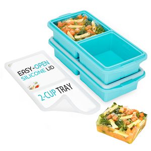 2 cup Extra lớn 500ml phần Cubes <span class=keywords><strong>Silicone</strong></span> Tủ đông hầm nước sốt. Oven máy rửa chén súp <span class=keywords><strong>Ice</strong></span> <span class=keywords><strong>Cube</strong></span> Khay làm cho với nắp - Product Image 1