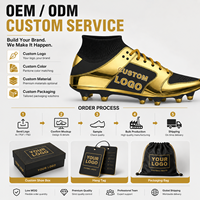 Chaussures de football à crampons hauts CEOX avec logo personnalisé, bottes de football métalliques, marque privée, fabricant OEM, printemps, été, hiver