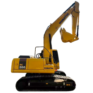 Excavatrice sur chenilles KOMATSU PC200 d'occasion, 20 tonnes, matériel de construction d'occasion, excavatrice sur chenilles KOMATSU PC200 fabriquée au Japon - Product Image 1