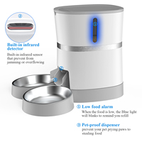 Bol d'eau automatique pour chaton, lait, minuteur automatique, fontaine lente pour animal de compagnie, ensemble, distributeur de nourriture pour chiots et chats