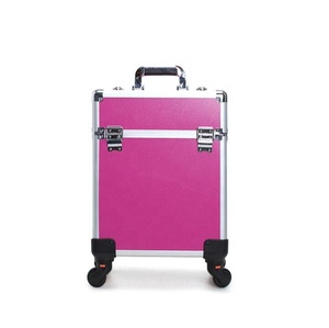 Vali Trang Điểm Chuyên Nghiệp, Vali Làm Đẹp Có Bánh Xe, Bằng Nhôm, Dung Tích Lớn, Có Thể Tháo Rời - Product Image 5
