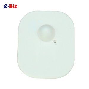 แท็กกันขโมย EAS RF ขนาด 70*58 มม. จำนวน 100 ชิ้น ความถี่ 8.2MHz สีขาวและสีดำ แท็กแข็งรูปทรงสี่เหลี่ยมขนาดใหญ่ สำหรับร้านค้าปลีก - Product Image 1