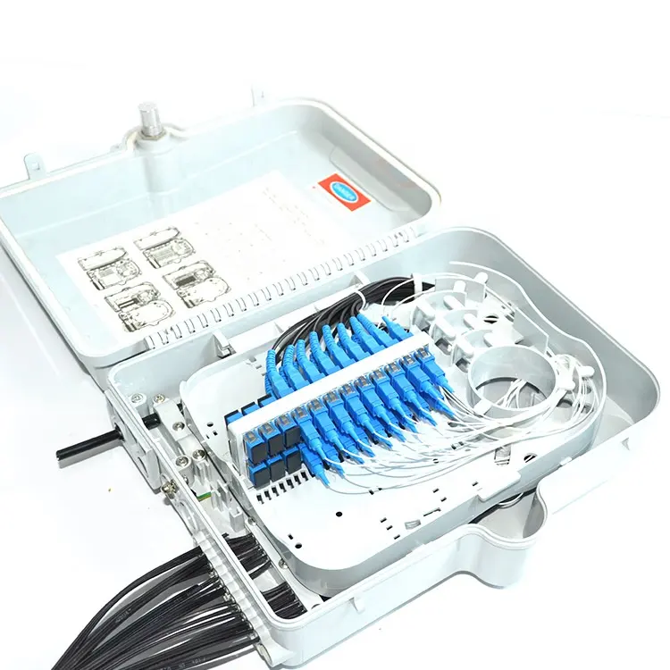 Outdoor Distribution Box Fiber SC/LC FTTH APC/UPC Connection Box Waterproof NAP With Plc Splitter