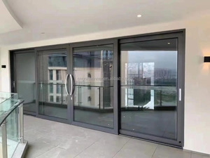 Hiện đại gấp nhôm kính trượt Patio cửa nhiệt-cải thiện cho khu dân cư nhập cảnh phân vùng thương mại để sử dụng nội thất - Product Image 4