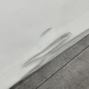Fabricants de vêtements personnalisés, t-shirts pour hommes en coton 100% avec impression DTG, coupe ample et épaisse, style streetwear <span class=keywords><strong>d</strong></span>élavé - Product Image 4