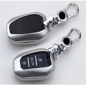 Étui à clés de voiture en alliage de zinc Style de sac à clés pour <span class=keywords><strong>peugeot</strong></span> <span class=keywords><strong>5008</strong></span> 2017 2018 2019 2020 <span class=keywords><strong>2021</strong></span> 2022 2023 2024 2025 2026 accessoire de coque de clé - Product Image 1