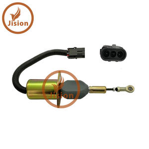 Vanne solénoïde d'arrêt de carburant pour engins de construction 3287406 - Product Image 2