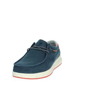 รองเท้าโลฟเฟอร์ผ้าใบลำลองสำหรับผู้ชาย Pitas Uomo Slip On Nias Blu - Product Image 6
