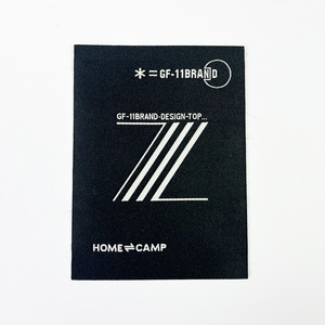 Tùy chỉnh mật độ cao lõm lồi hiệu ứng quần áo dệt các bản vá lỗi vuông may nhãn thêu trong chất liệu Polyester - Product Image 4