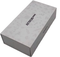 Caja de Regalo Magnética Elegante y Ecológica con Asa, Personalizable, Precio Negociable, Cajas de Cartón con Grabado para Velas