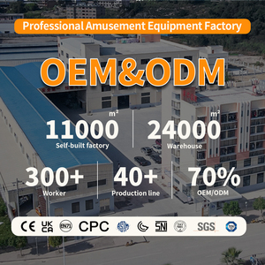 필키즈 대형 야외 놀이터 놀이기구 플라스틱 슬라이드 (학교 및 어린이집용) 공원용 재미있는 놀이기구 - Product Image 5