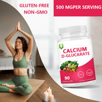 Oem Odm Calcium D Glucaraat Capsules Met Zwarte Peppe-Extract Ondersteunen Voedingssupplementen Voor De Gezondheid Van De Lever Calciumcapsules