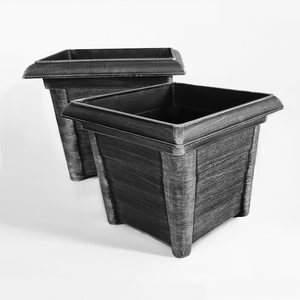 <span class=keywords><strong>Macetas</strong></span> cuadradas decorativas de plástico Maceta pintada <span class=keywords><strong>Macetas</strong></span> cuadradas de plástico - Product Image 3