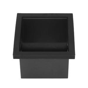 Boîte à déchets de café rectangulaire en acier inoxydable CAFEMASY pour cafétéria - Product Image 5