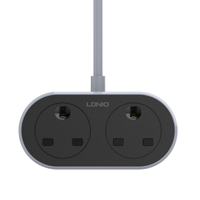 LDNIO SK2097 Two Pin Multifunction 2500W Universal Outlet Extension Extension Socket