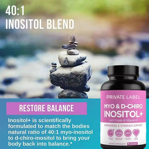 OLLI özel etiket Myo Inositol kapsül kadınlar destek Folate Vitamin kadınlar Inositol d-chiro Inositol kapsüller - Product Image 5