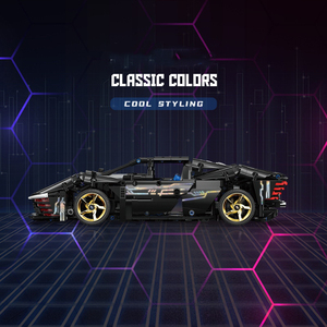 Công nghệ BLK-0126 1:14 tiếng nói của đêm siêu xe đồ chơi mô hình đua xe đồ chơi trẻ em Quà tặng 1154pcs khối xây dựng bộ - Product Image 4