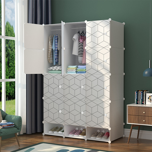 Hot Bán Có Thể Gập Lại Nhựa Tủ Quần Áo Màu Sắc Khác Nhau Armoir Tủ Tủ Tùy Chỉnh Tủ Quần Áo Phòng Ngủ Thiết Lập - Product Image 5