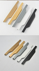 Custom Plus Long Closet Handle Brushed Finish for <b>Cabinets</b> Drawers Dressers Bedrooms <b>Outdoor</b> Living Room Hotels Schools Kitchen - Product Image 4