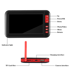 กล้องเอนโดสโคป <span class=keywords><strong>No3</strong></span>- 8มม. พร้อมวิดีโอตรวจสอบด้วยตัวเองหน้าจอสี LCD 4.3นิ้วความละเอียดสูง1080P เซ็นเซอร์ CMOS สไตล์มินิรับประกัน1ปี - Product Image 6