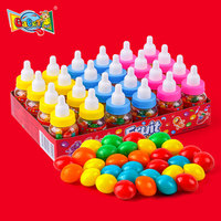 Groothandel 35g Skittle-s type kauwgom snoep flesvormig gemengde fruit smaken aangepaste OEM private label BRC gecertificeerde fabriek
