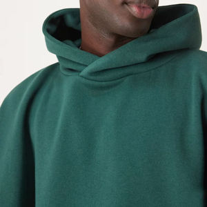 Thiết Kế Mới Thời Trang Phố Cổ Điển Rửa Áo 500 GSM Pháp Terry Drop Vai Quá Khổ Boxy Cắt Áo Người Đàn Ông - Product Image 3