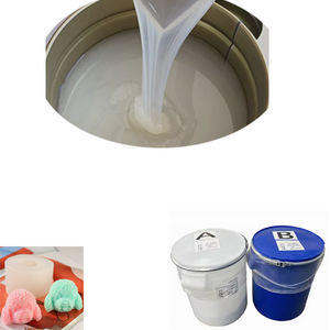 Material de caucho de silicona líquida <span class=keywords><strong>RTV2</strong></span> de dos componentes de grado alimenticio para hacer moldes de fabricación de piedra de hormigón - Product Image 1