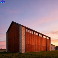 Bâtiment d'église préfabriqué en acier avec toit en treillis galvanisé à chaud 9 °   Évaluation sismique pour la chapelle protestante en Tanzanie