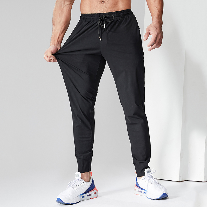 Men's Stretch Blank Jogger Nylon Track Pants by BURUITE