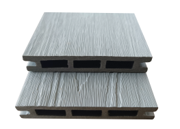 Nouvelle protection de l'environnement de haute qualité Wpc Decking, matériau ignifuge imperméable anti-corrosion extrudé plaque à trois trous - Product Image 3