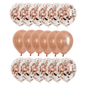 Palloncino in lattice metallizzato oro rosa da 12 pollici con paillettes, per feste di <span class=keywords><strong>Halloween</strong></span>, lauree, decorazioni per auguri di pronta guarigione, <span class=keywords><strong>allestimenti</strong></span> - Product Image 1