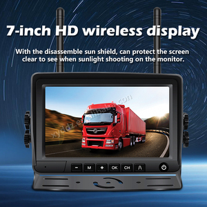 7 inch AHD không dây IPS Monitor với đảo ngược Hệ thống camera IP68 không thấm nước & <span class=keywords><strong>Auto</strong></span> hỗ trợ đỗ xe cho xe tải xe ô tô - Product Image 3