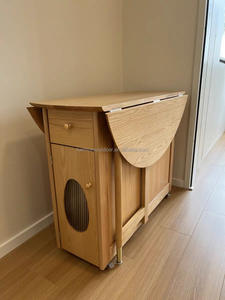 Mesa de Comedor de Madera Maciza de Estilo Simple para el Hogar, Restaurante o Cocina - Product Image 4