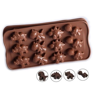 Nuevo Molde de Silicona 3D de Dinosaurio de Dibujos Animados para Ceras, Chocolate, Pasteles, Dulces y Manualidades DIY - Product Image 2