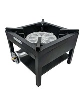 Cuisinière au propane à brûleur unique de 200,000 BTU Cuisinière à brûleur au propane extérieure à haute pression idéale pour la cuisson en plein air des alevins de dinde