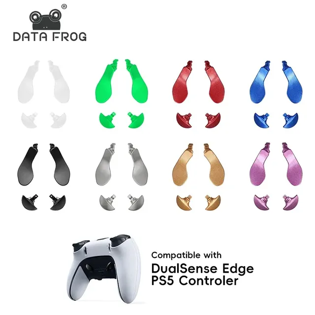 Controller Metal Back Buttons for PS5 Edge Elite Controller Metal Paddles Gamepad Trigger Replacement Parts for Dualsense