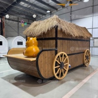 Op maat gemaakte fruitwagen in tomatenvorm, mobiele keuken, foodtrailer voor juice- en snackverkoop