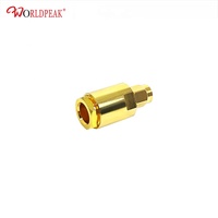 Conector coaxial SMA macho Rf adaptador abrazadera tornillo Rf conector coaxial para Cable LMR300 5DFB
