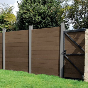 Recinzione di Sicurezza WPC per Esterni OEM/ODM, Pannelli per Recinzione Privacy, Composito Coestruso con Telaio WPC, Design 3D - Product Image 3