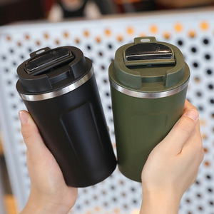 Gobelet isotherme en acier inoxydable pour café, avec affichage intelligent de la température, design concave-convexe, 350 ml, 500 ml, logo personnalisé, mug de voyage - Product Image 5