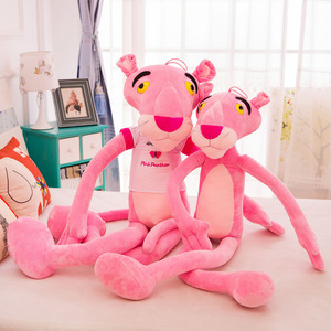 80cm lớn màu hồng báo đồ chơi sang trọng siêu mềm Vật liệu chính với PP bông điền quần áo phiên bản Thú nhồi bông đồ chơi Quà tặng - Product Image 2
