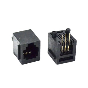 Connecteur modulaire RJ12 RJ11 Prise téléphonique femelle 6P6C 6P4C - Product Image 1